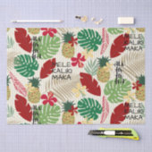 ALO-HO-HO-HA Hawaiian Tropical Holiday Wrapping P Seidenpapier (Handwerk)