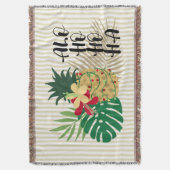 ALO-HO-HO-HA Hawaiianische Ananas Decke (Vorderseite Vertikal)