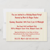 ALO-HO-HO-HA Hawaiianische Ananas Einladung (Rückseite)