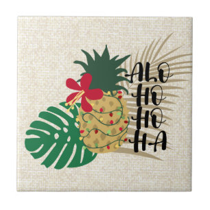 ALO-HO-HO-HA Hawaiianische Ananas Fliese