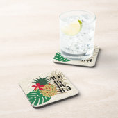ALO-HO-HO-HA Hawaiianische Ananas Getränkeuntersetzer (Rechte Seite)