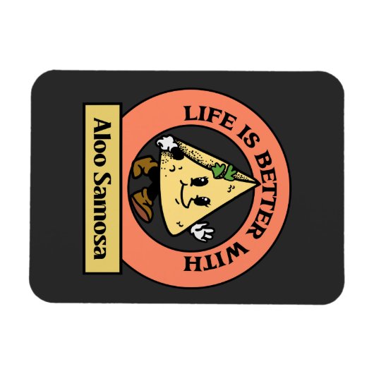 Alo Samosa Magnet (Horizontal)