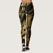 ALOCADO PATRON DE FIGURAS COLOR ORO LEGGINGS (Rückseite)