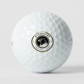 Alodenaire Bird Logo - Dynamisches Golf Emblem Golfball (Vorderseite)