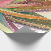 Aloe-Aquarell-Packpapier durch DLB Geschenkpapier (Ecke)