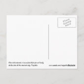 Aloe arborescens Postcard Postkarte (Rückseite)