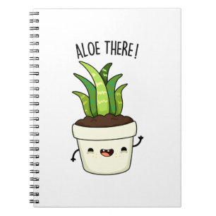 Aloe da Funny Aloe Vera Wortspiel Notizblock
