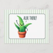 Aloe da! Grußkarte Postkarte (Vorderseite)