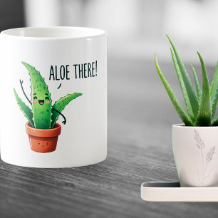Aloe da! Niedlich Aloe Vera Pflanze Tasse