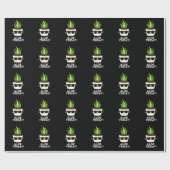 Aloe Friday Funny Aloe Vera Pflanze Pun Dark BG Geschenkpapier (Flach)