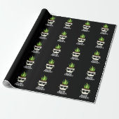 Aloe Friday Funny Aloe Vera Pflanze Pun Dark BG Geschenkpapier (Ungerollt)