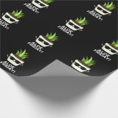 Aloe Friday Funny Aloe Vera Pflanze Pun Dark BG Geschenkpapier (Ecke)