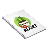 Aloe Funny Pflanze Hello Pun Notizblock (Rechte Seite)