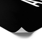 Aloe-ha Funny Hawaiian Pflanze Pun Dark BG Poster (Ecke)