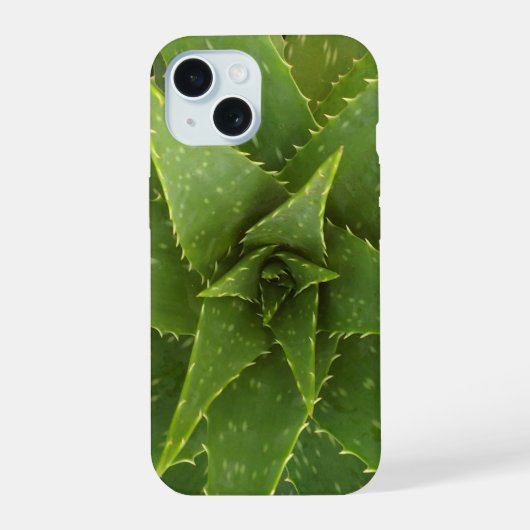 Aloe iPhone 15 Hülle (Rückseite)