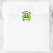 Aloe-llujah Funny Aloe Vera Pun Runder Aufkleber (Tasche)