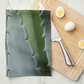 Aloe - Makrofotografie Geschirrtuch (Viertel Falte)