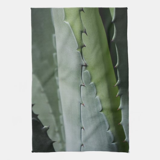 Aloe - Makrofotografie Geschirrtuch (Vertikal)