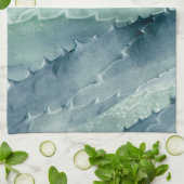 Aloe - Makrofotografie Küchentuch (Gefaltet)