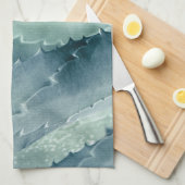 Aloe - Makrofotografie Küchentuch (Viertel Falte)