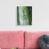 Aloe - Makrofotografie Leinwanddruck (Insitu (Wohnzimmer))