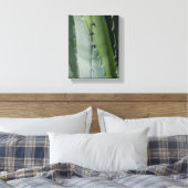 Aloe - Makrofotografie Leinwanddruck (Insitu (Schlafzimmer))