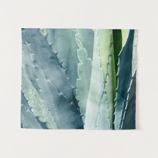 Aloe - Makrofotografie Wandteppich (Vorderseite (Horizontal))