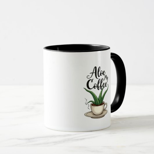 Aloe my caffee tasse (VorderseiteRechts)