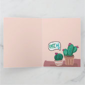 Aloe My Friend Folded Greeting Card Karte (Innenseite)