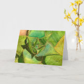 Aloe notecard karte (Gelbe Blume)