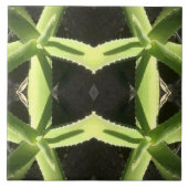 Aloe Pattern 3h Fliese (Vorderseite)