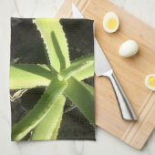 Aloe Pattern 3h Geschirrtuch (Viertel Falte)