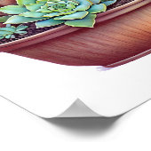 Aloe There | Aloe Vera Pun Poster (Ecke)