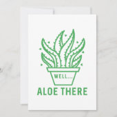 Aloe There Dankeskarte (Vorderseite)