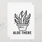 Aloe There Dankeskarte (Vorne/Hinten)