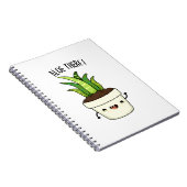 Aloe There Funny Aloe Vera Pun Notizblock (Rechte Seite)