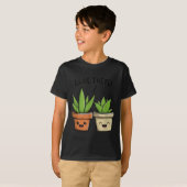 Aloe There Funny Succulent Plant Lover  T-Shirt (Vorne ganz)
