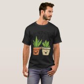 Aloe There Funny Succulent Plant Lover T-Shirt (Vorne ganz)