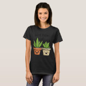 Aloe There Funny Succulent Plant Lover  T-Shirt (Vorne ganz)