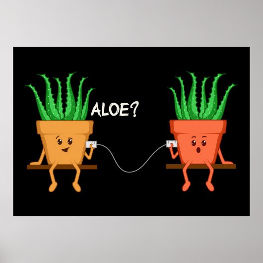 Aloe Vera Barber Poster (Vorne)