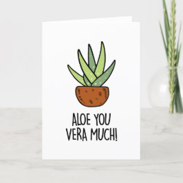 Aloe Vera Dankeskarte