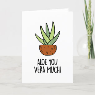 Aloe Vera Dankeskarte