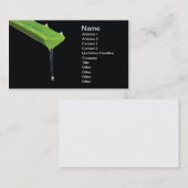 Aloe-Vera-Gel Visitenkarte (Vorne/Hinten)