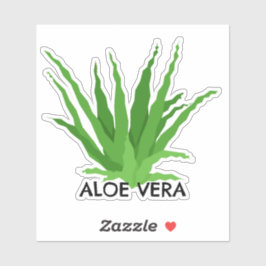 Aloe vera Green Succulent Aufkleber