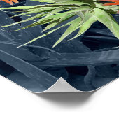 Aloe Vera Grenze mit dem Gebet des hl. Franziskus Poster (Ecke)