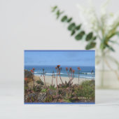 Aloe Vera in HMB | Blue Beach Song™ Postkarte (Stehend Vorderseite)