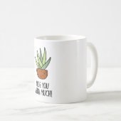 Aloe Vera Kaffeetasse (VorderseiteRechts)