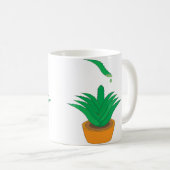 Aloe Vera Kaffeetasse (VorderseiteRechts)