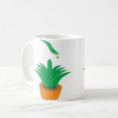 Aloe Vera Kaffeetasse (Vorderseite Links)