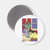 Aloe Vera Magnet (Vorderseite/Rückseite)